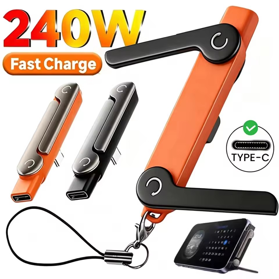 Type 2 Charger - 1/2/3 Stück Typ-C Telefon-Ladehalterungsadapter 240W Schnellladung