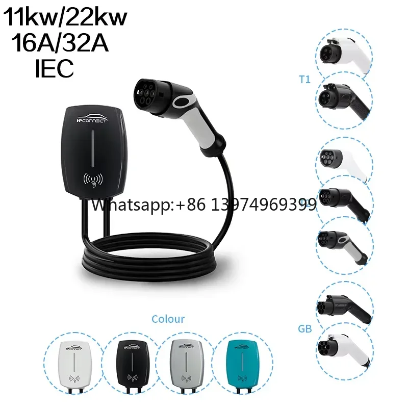Wallbox Ev - 11kW 22kW 16A 32A IEC Wallbox