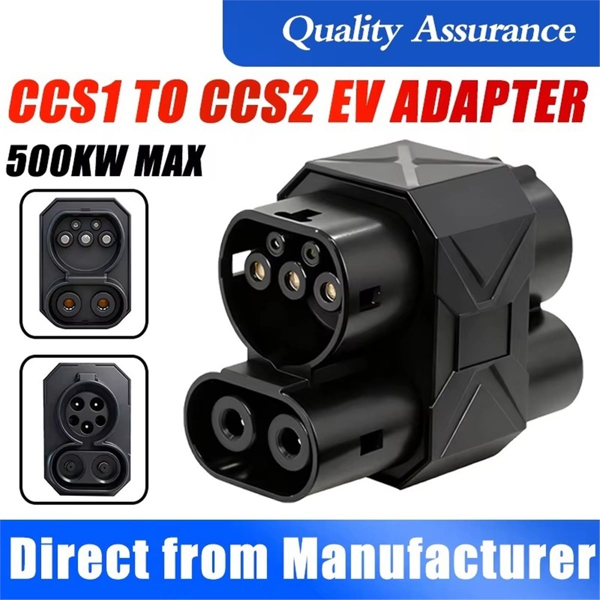 A67F CCS1 zu CCS2 Schnellladea – Ccs2 To Ccs1 Fast Charge Adapter 250Kw Bewertung und Preis