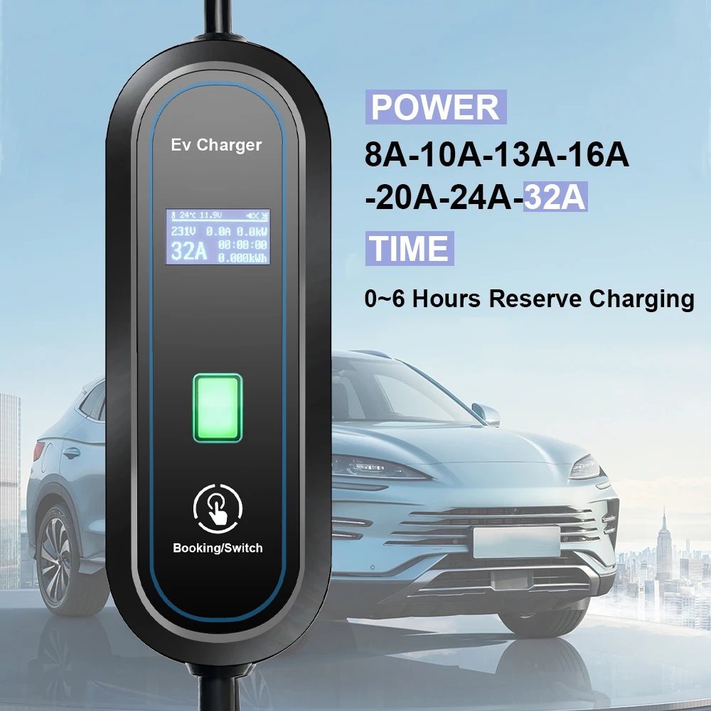 Tragbares GBT EV-Ladegerät Wal – Portable Ev Charger 32A Type 2 Cee Plug Bewertung und Preis