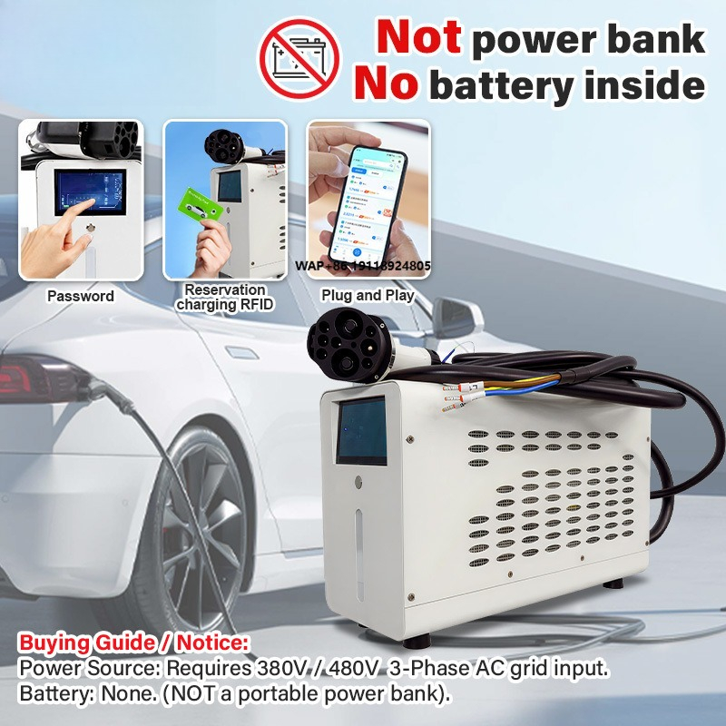 Herstellergroßhandel 480V 3-Ph – Fast Ev Charger Bewertung und Preis