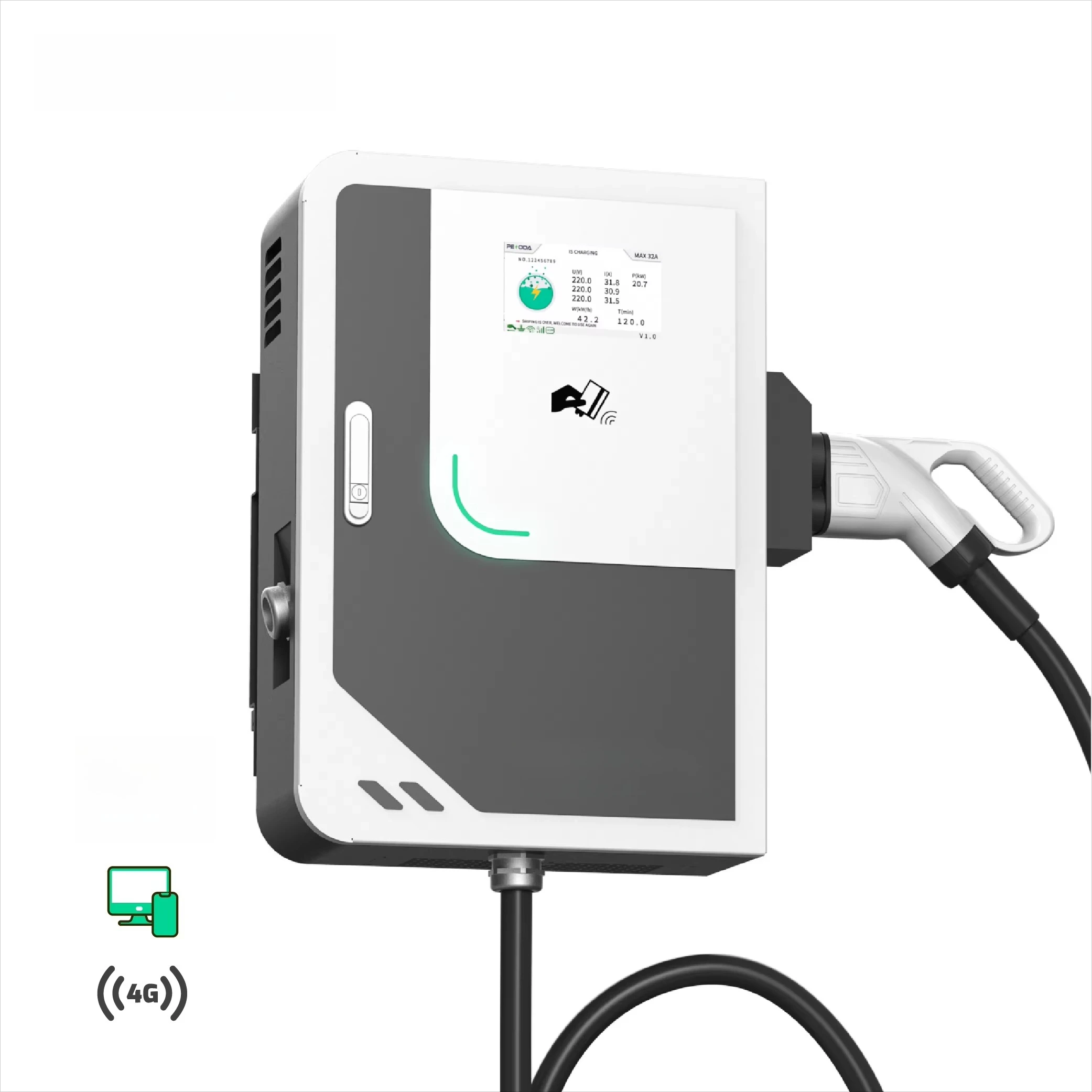 Penoda DC Wallbox Autoladegerä – Dc Fast Charger 30Kw Wallbox Commercial Bewertung und Preis