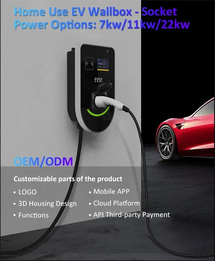 AC 11KW EV-Ladegerät mit APP,  – Home Ev Charger Bewertung und Preis